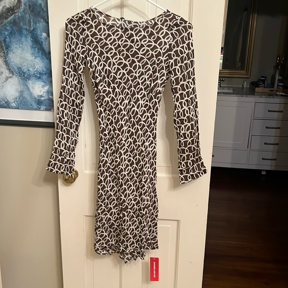 Realisation the Rainey Landline Dress XXS brown